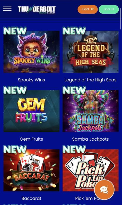 thunderbolt casino app